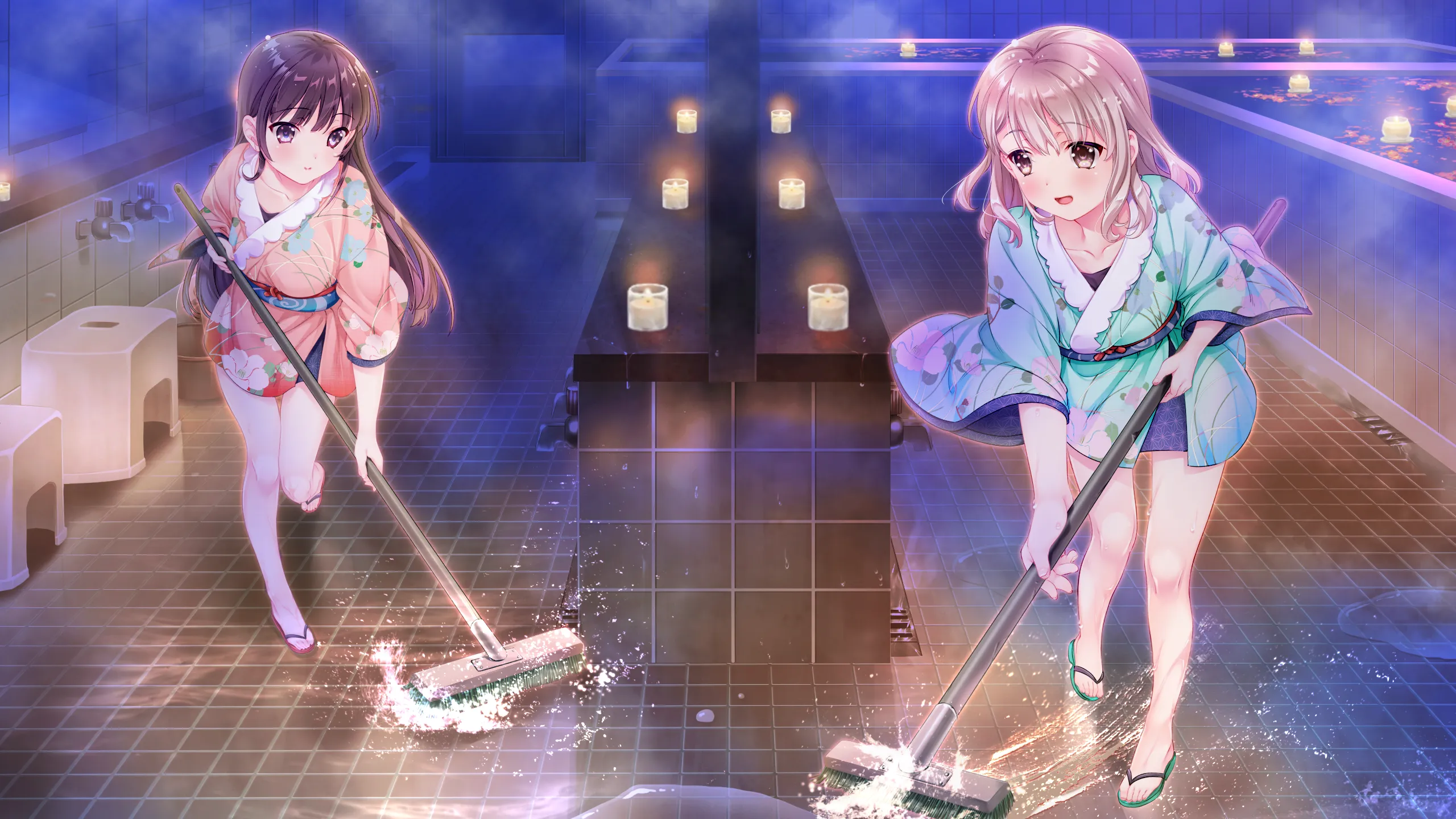 图片[9]-銭湯カノジョ-恋もお風呂もアツアツで（Tyranor＋PC端） | 羽翼社-羽翼社