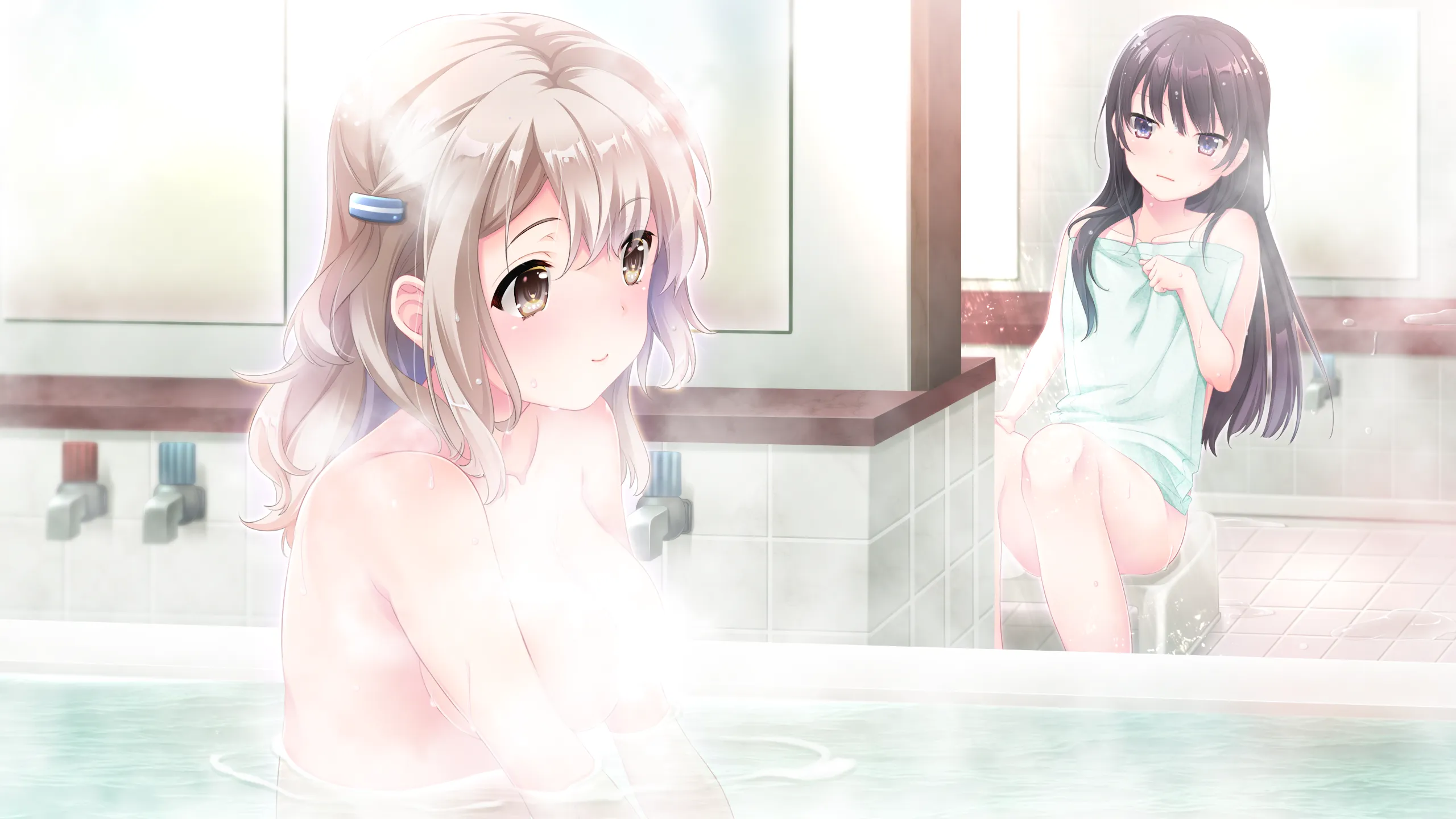 图片[1]-銭湯カノジョ-恋もお風呂もアツアツで（Tyranor＋PC端） | 羽翼社-羽翼社