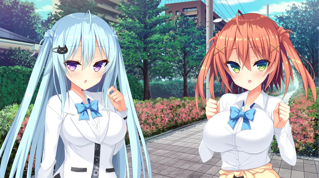 图片[1]-如胶似漆双胞胎！关于很黏我的双胞胎妹妹们居然喜欢上了我这件事/我可爱的双子妹妹!（安卓直装＋PC端） | 羽翼社-羽翼社