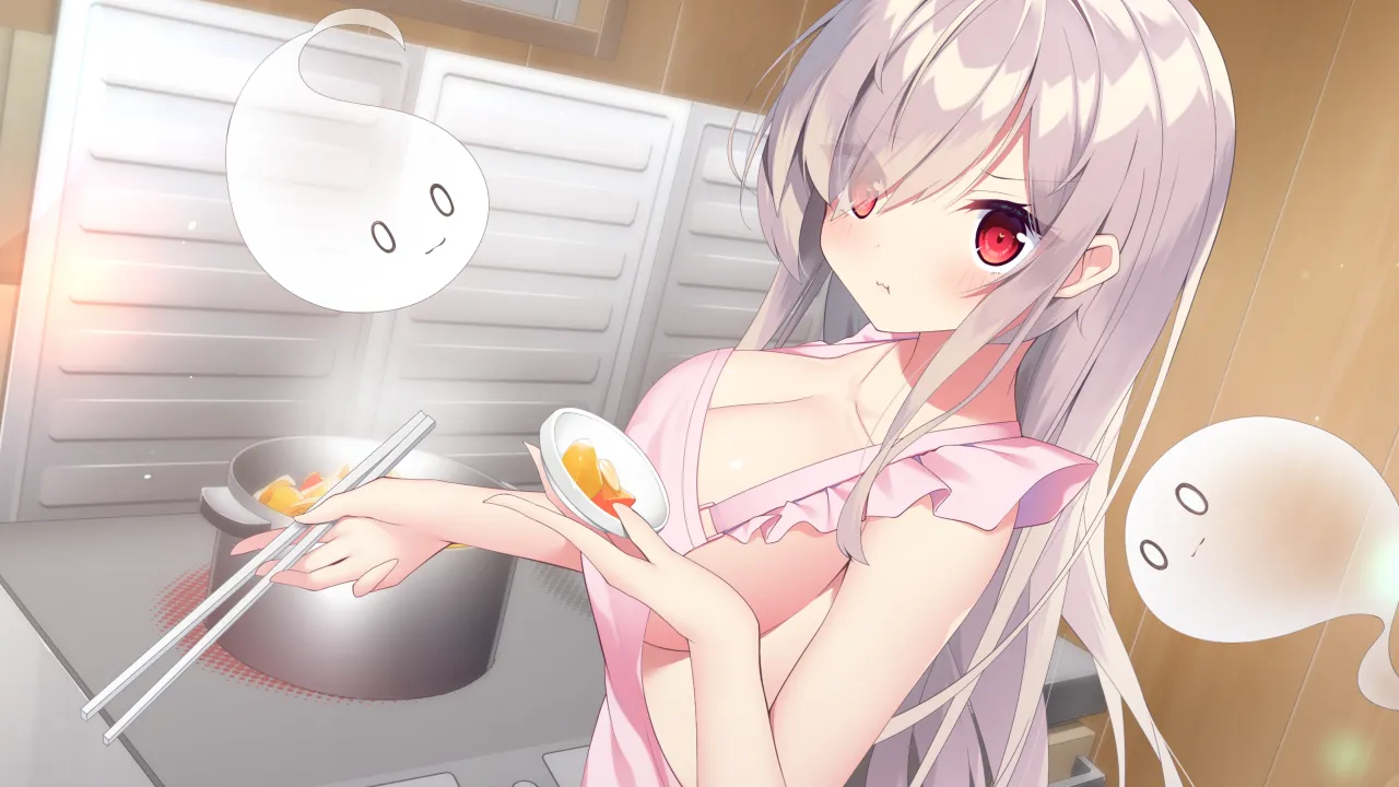 巨乳幽灵尽情抚慰苦逼打工人的性活！～色情的辅佐通通交给我吧/巨乳幽霊さんに癒やされる社畜さんの性活！ ～えっちなサポートは私におまかせ！～（PC端）-羽翼社