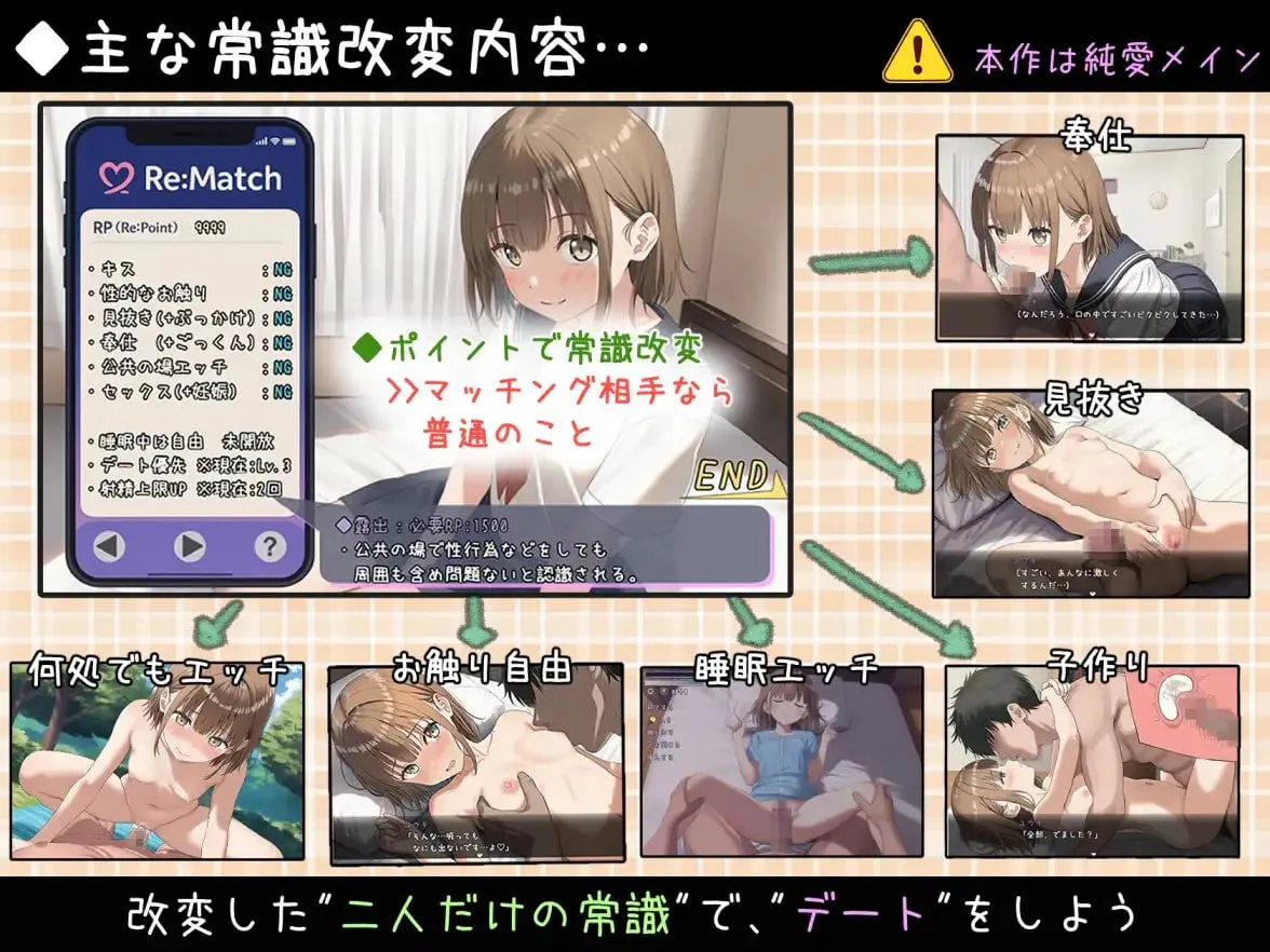 图片[3]-常识修改配对～只属于两人的特殊规则～ v1.04/常識改変マッチング～二人だけの特別ルール～ v1.04（安卓直装＋PC端） | 羽翼社-羽翼社