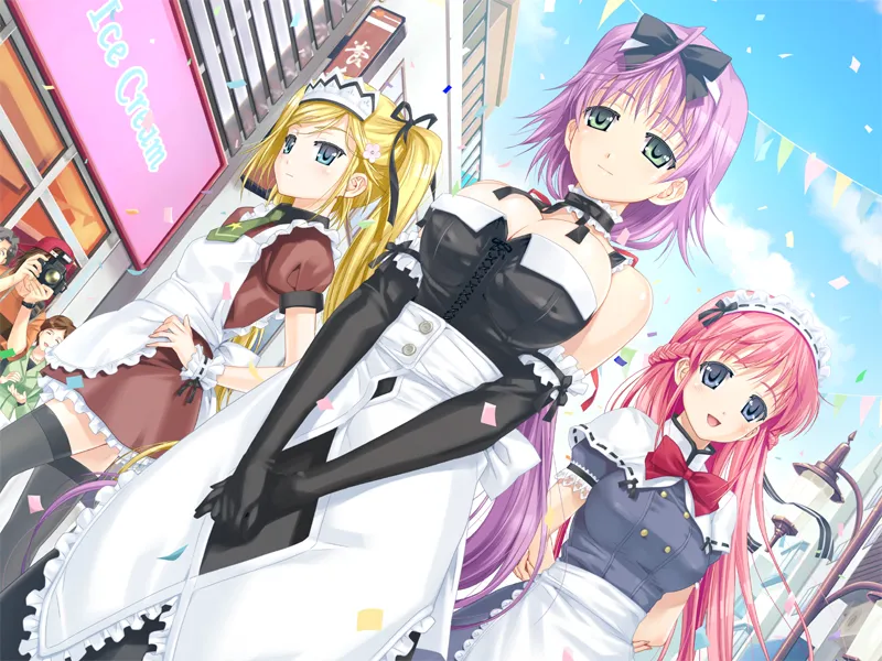 图片[1]-彼女×彼女×彼女～三姉妹とのドキドキ共同生活～/彼女×彼女×彼女 ～与三姐妹的心跳同居生活～（PC端） | 羽翼社-羽翼社