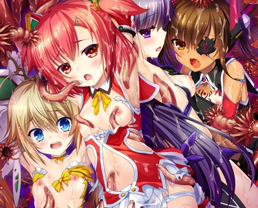 神圣昂燐阿尔卡纳露丝～被乳白和触手玷污的魔法少女们～／神聖昂燐アルカナルージュ～白濁と触手に穢されし魔法少女たち～（KRKR）-羽翼社